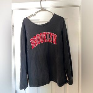 Brooklyn sweatshirt.